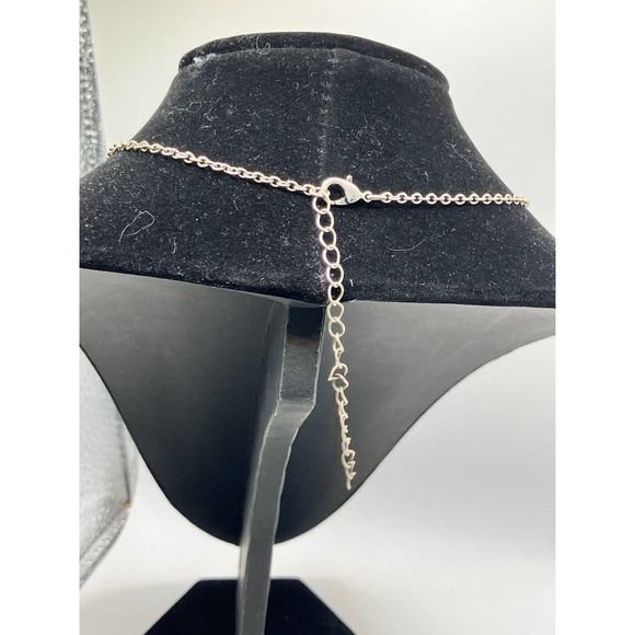 Castle and Sword long, silver-tone necklace! - Picture 5 of 6